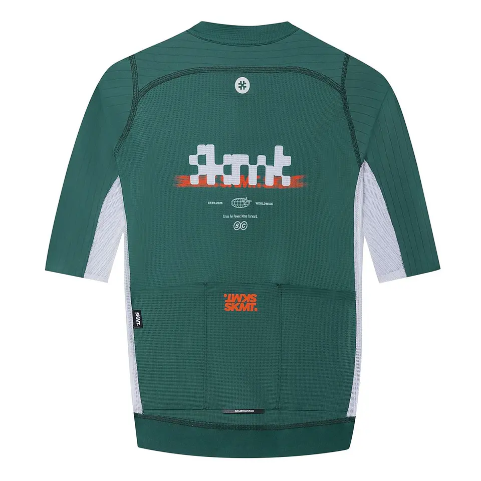 Tricota SKMT Flux Block Deep Forest Mujer 4