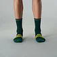 Calcetas SKMT Flux Block Knitting Green - Miniatura 1