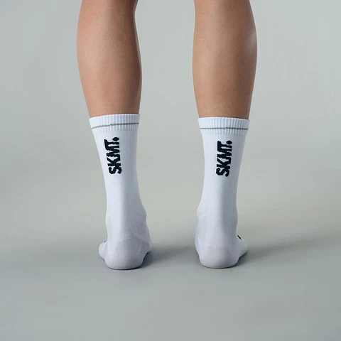 Calcetas SKMT Flux Block Knitting White
