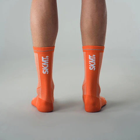 Calcetas SKMT Flux Block Knitting Orange