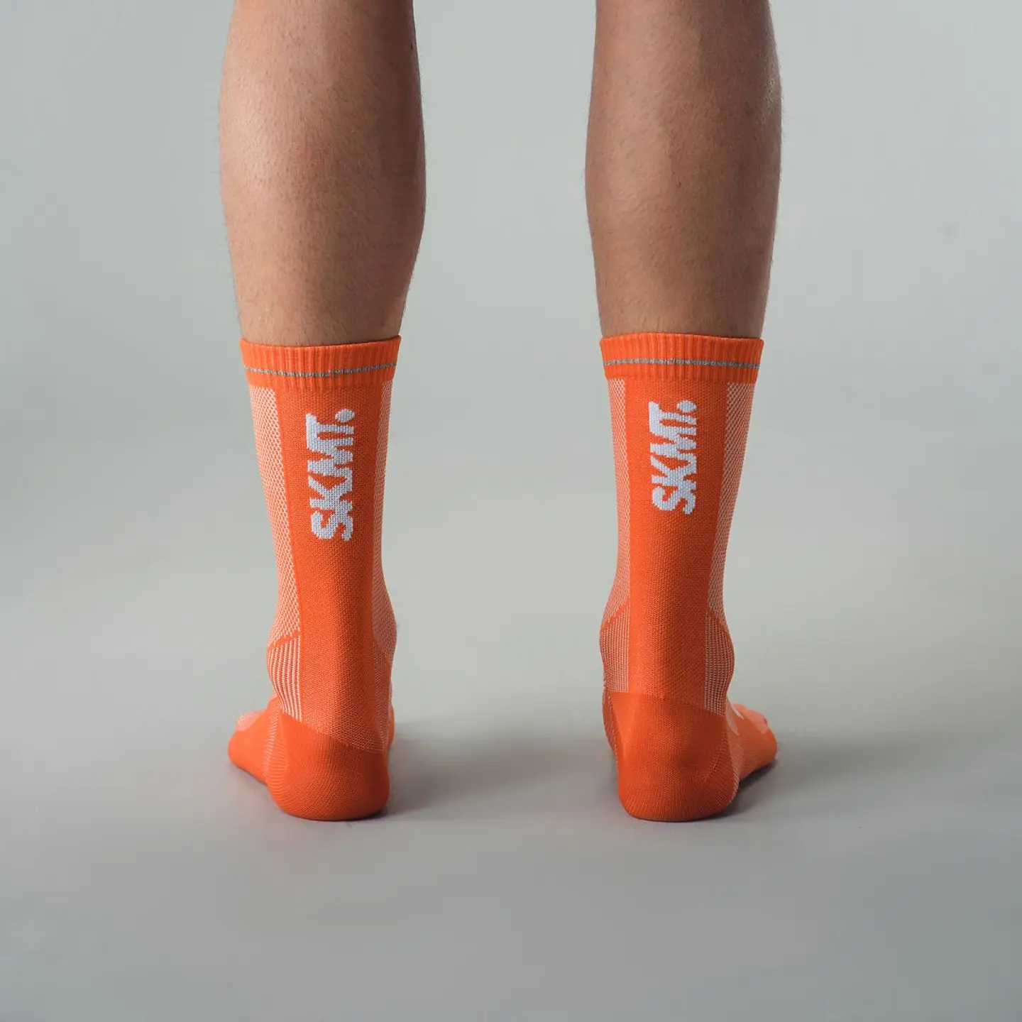 Calcetas SKMT Flux Block Knitting Orange 2