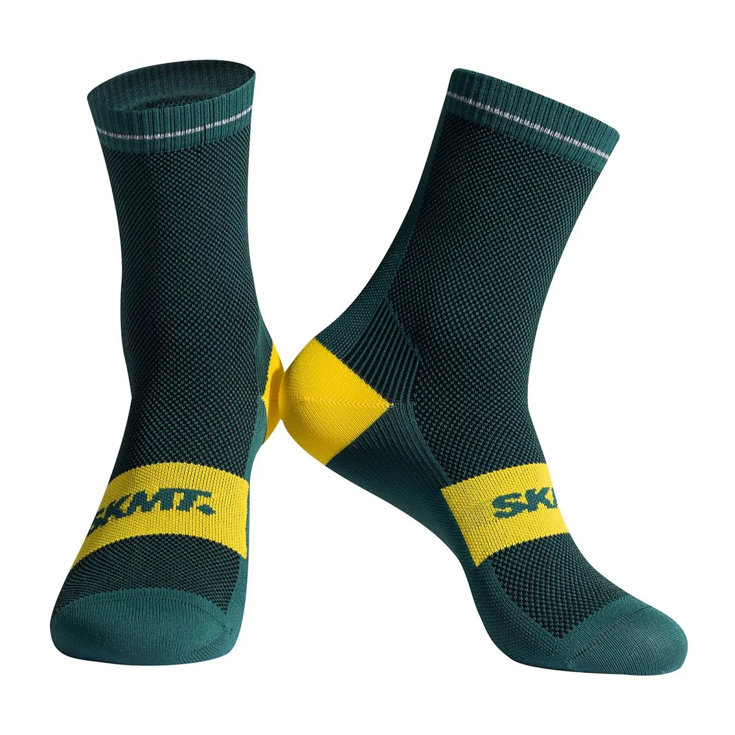 Calcetas SKMT Flux Block Knitting Green 3