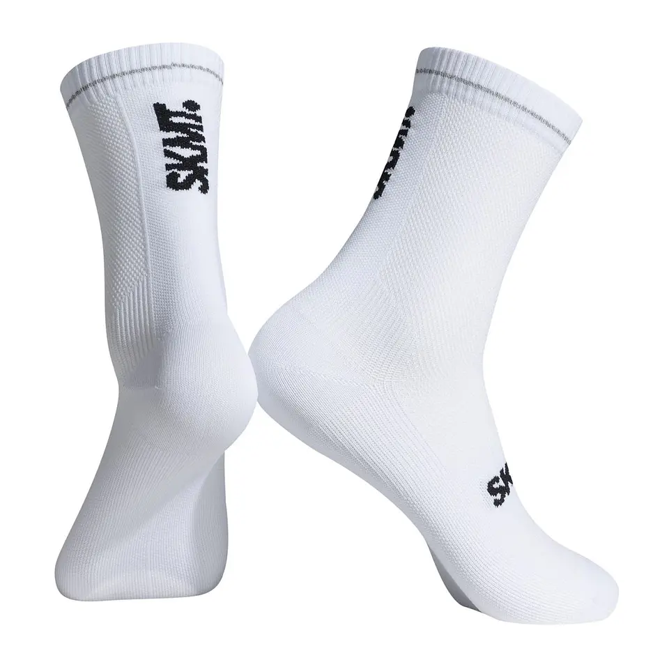 Calcetas SKMT Flux Block Knitting White 4