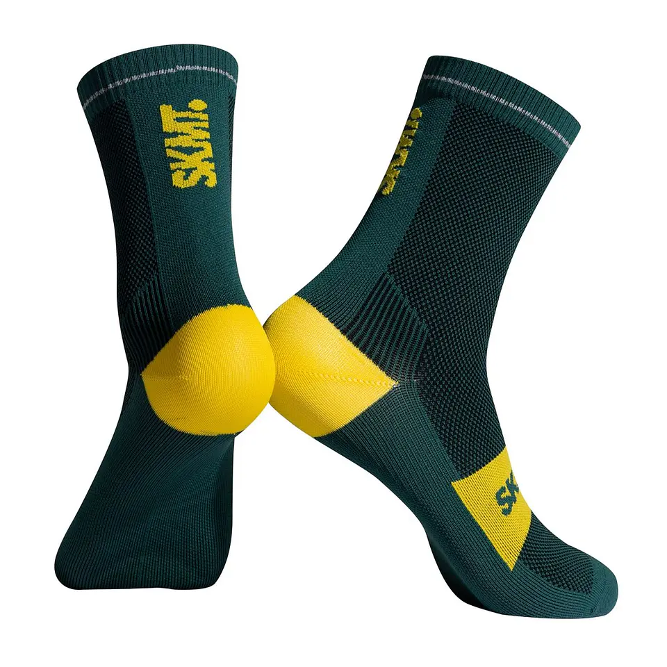 Calcetas SKMT Flux Block Knitting Green 4