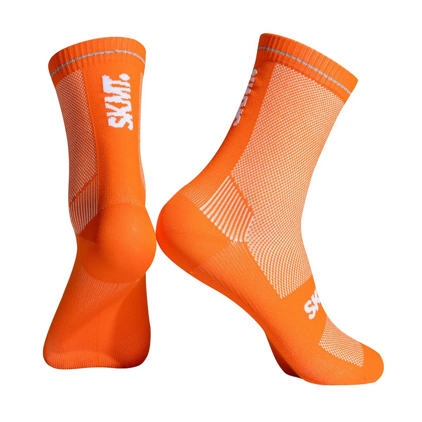 Calcetas SKMT Flux Block Knitting Orange 4