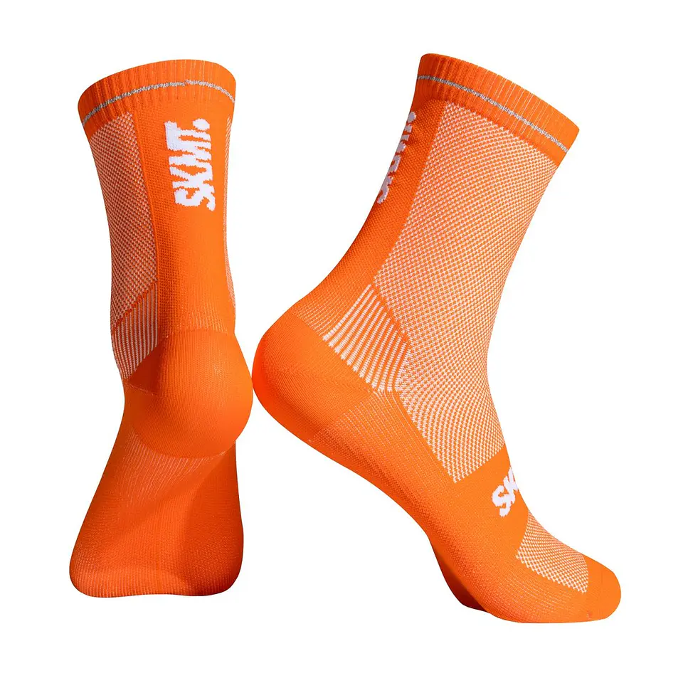 Calcetas SKMT Flux Block Knitting Orange 4