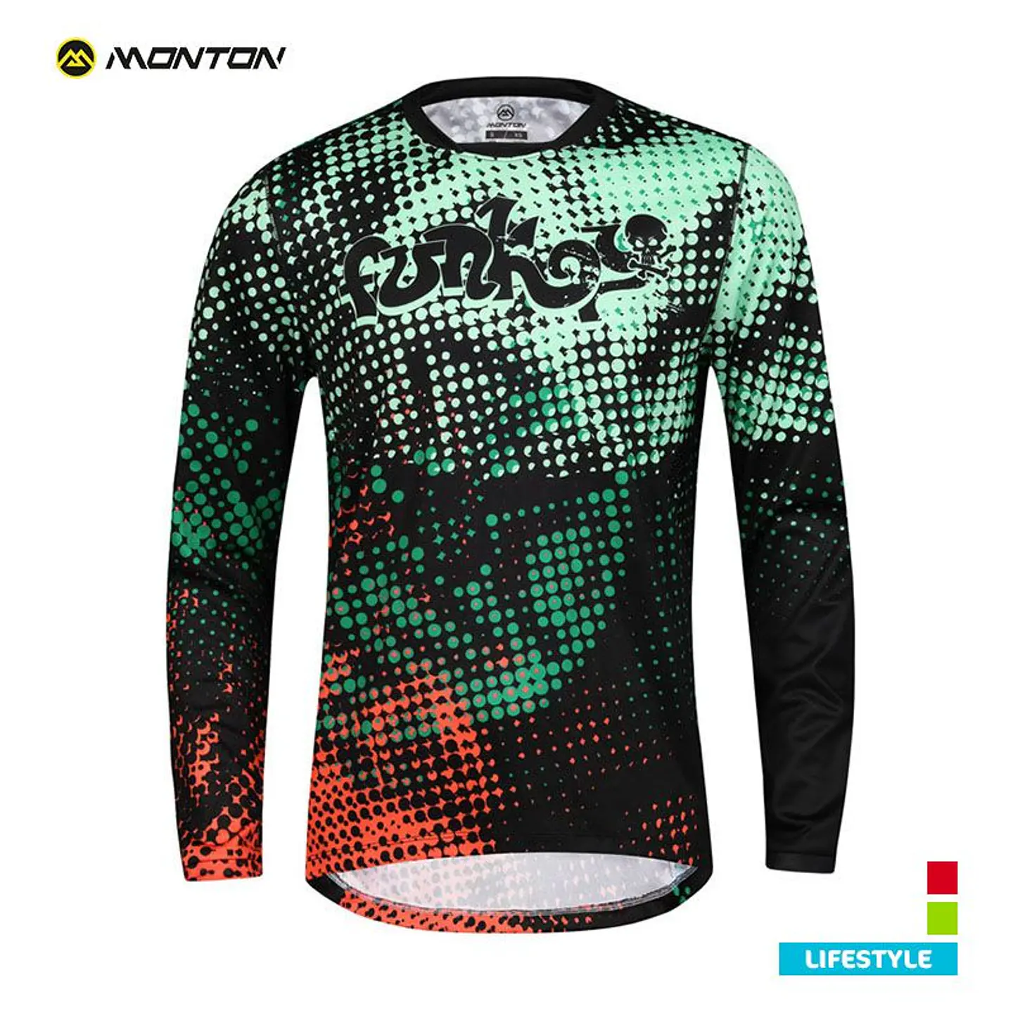 Jersey Enduro Lifestyle Funky Green 1