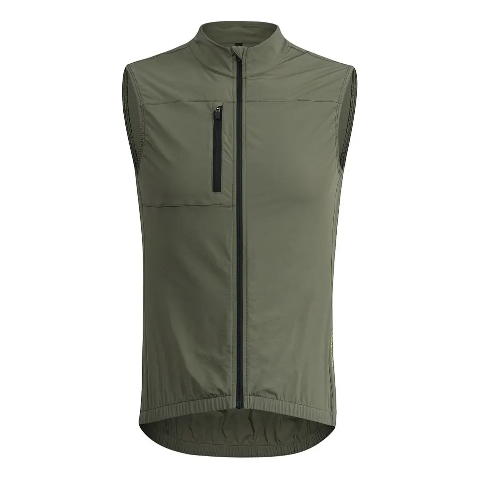 Cortavientos Sin Mangas Wind Hunter Vest Dune Green 1