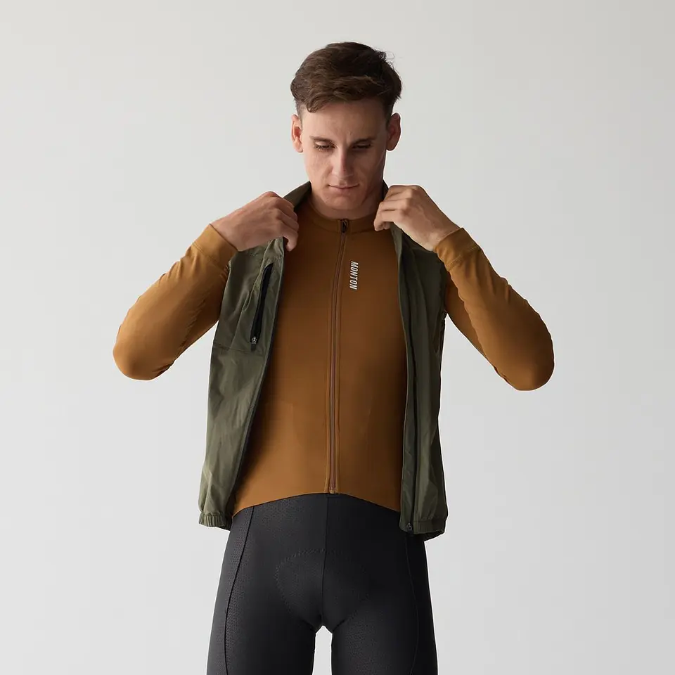 Cortavientos Sin Mangas Wind Hunter Vest Dune Green 4