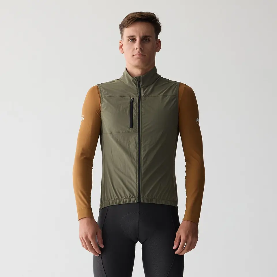 Cortavientos Sin Mangas Wind Hunter Vest Dune Green 5