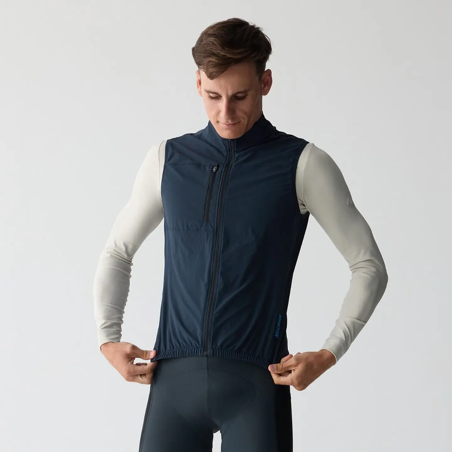 Cortavientos Sin Mangas Wind Hunter Vest Ebony Clay Blue 4