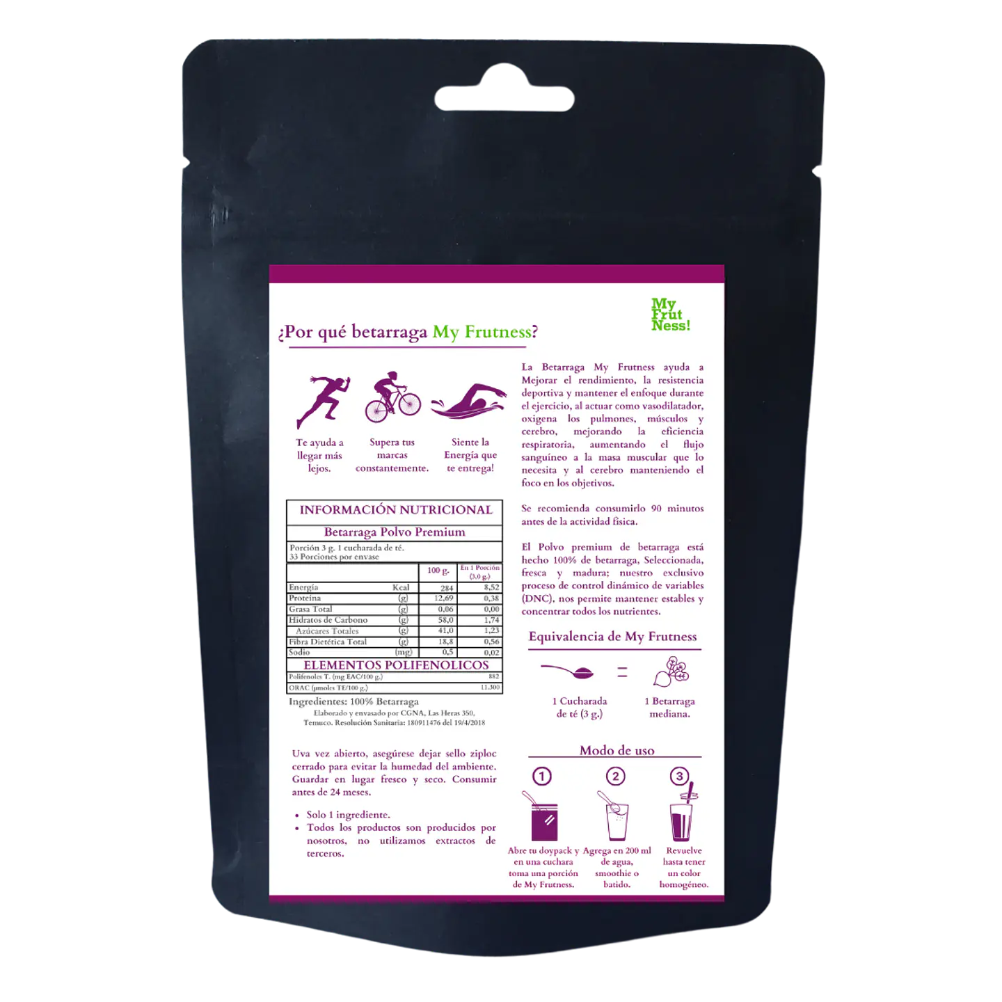 Polvo Premium de Betarraga 100 gr 2