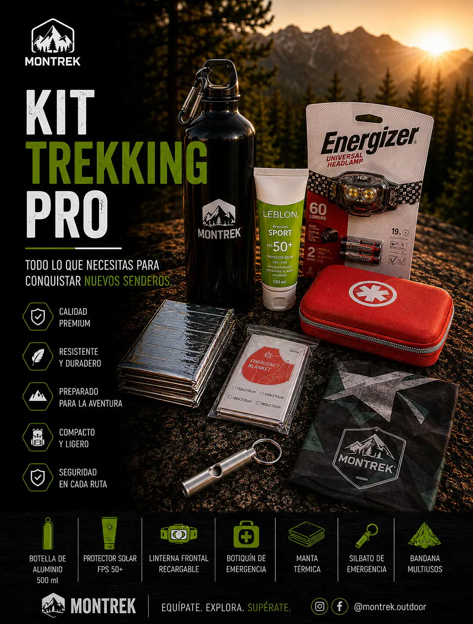 KIT TREKKING PRO MONTREK 1