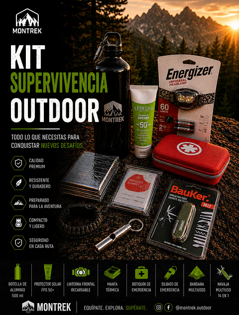 Kit Supervivencia Outdoor MONTREK