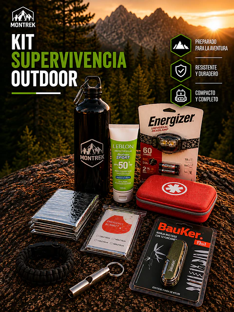 Kit Supervivencia Outdoor 