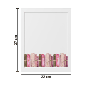 Cuadro Minimalista. Colección de libros