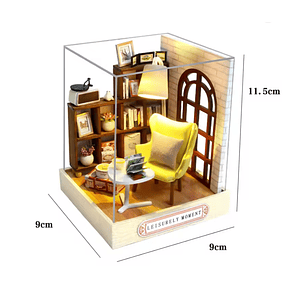 Rompecabezas 3d. Book Nook. Incluye Diario Digital de Lecturas Gratis