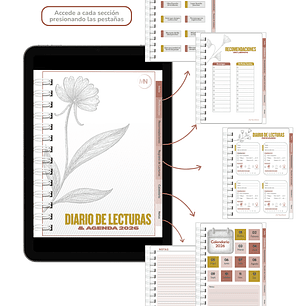 Diario Interactivo de Lecturas & Agenda 2026. Orgánica