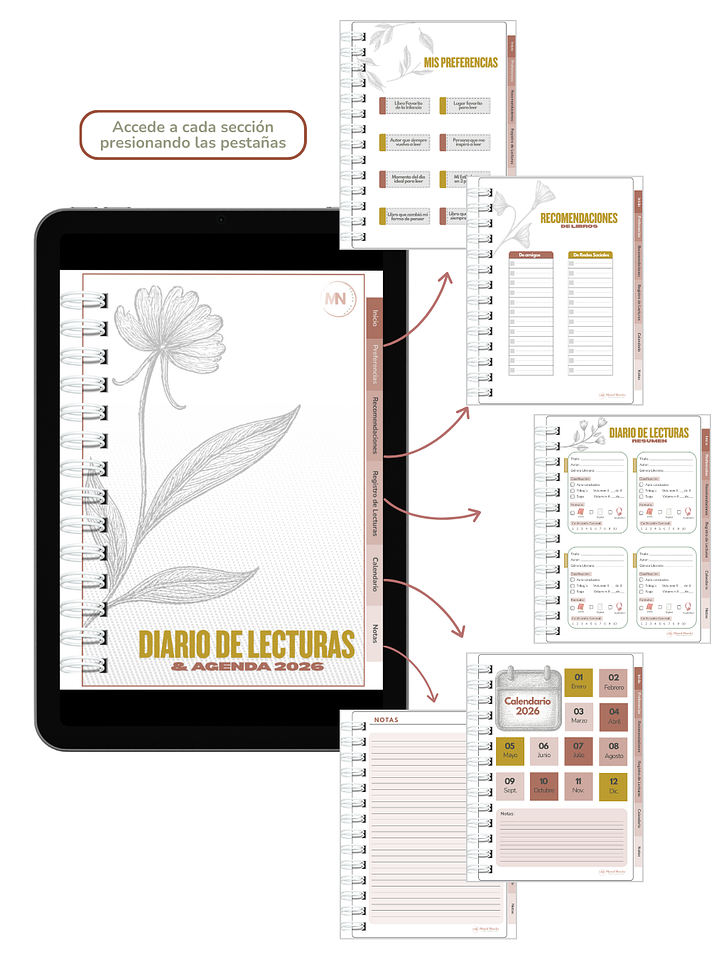 Diario Interactivo de Lecturas & Agenda 2026. Orgánica 2