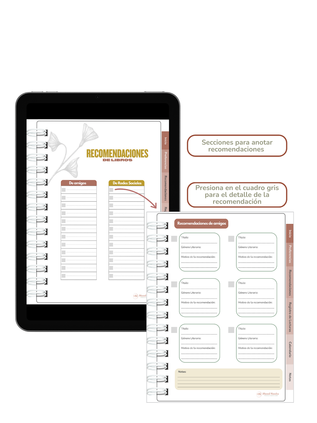 Diario Interactivo de Lecturas & Agenda 2026. Orgánica 4