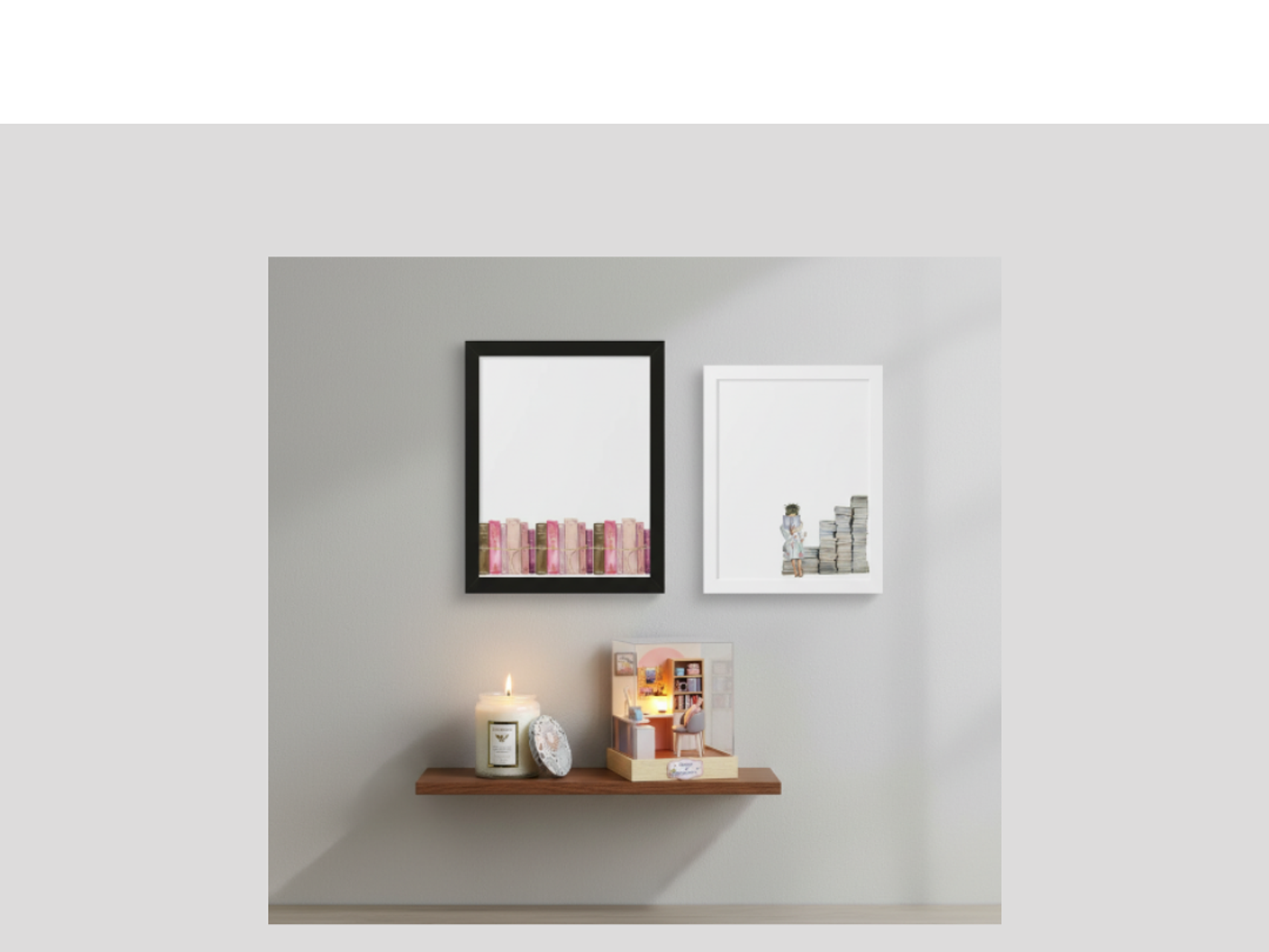 Ilustraciones pensadas para acompañar tus momentos de lectura y darle calidez a tu rincón favorito. Colores suaves, mensajes que inspiran y un estilo acogedor que transforma cualquier espacio.