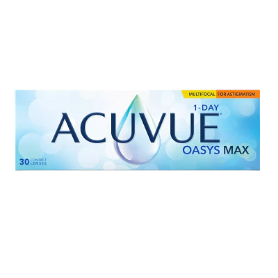 ACUVUE OASYS MAX 1-Day Multifocal para Astigmatismo