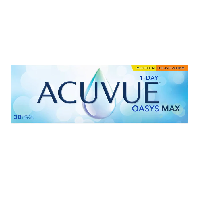 ACUVUE OASYS MAX 1-Day Multifocal para Astigmatismo