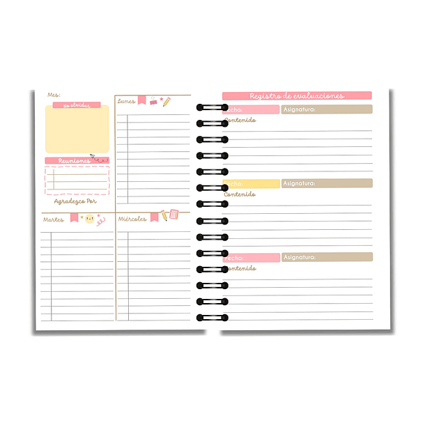 Planner Profesora 13