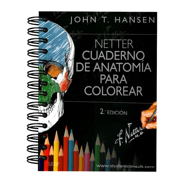 Netter, cuaderno de anatomía para colorear. 