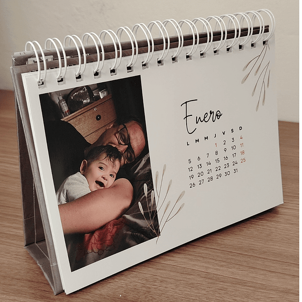 Calendario de escritorio personalizado con fotos📸