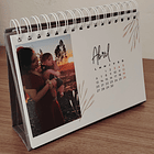 Calendario de escritorio personalizado con fotos📸 1