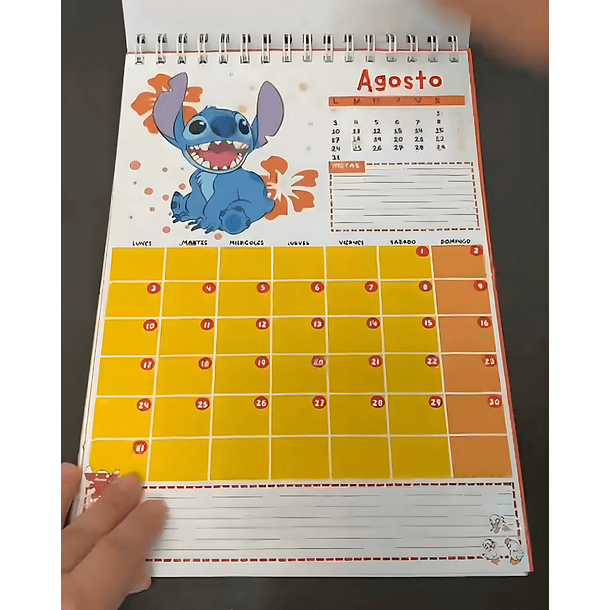 Planificador mensual 2026 Stitch  4