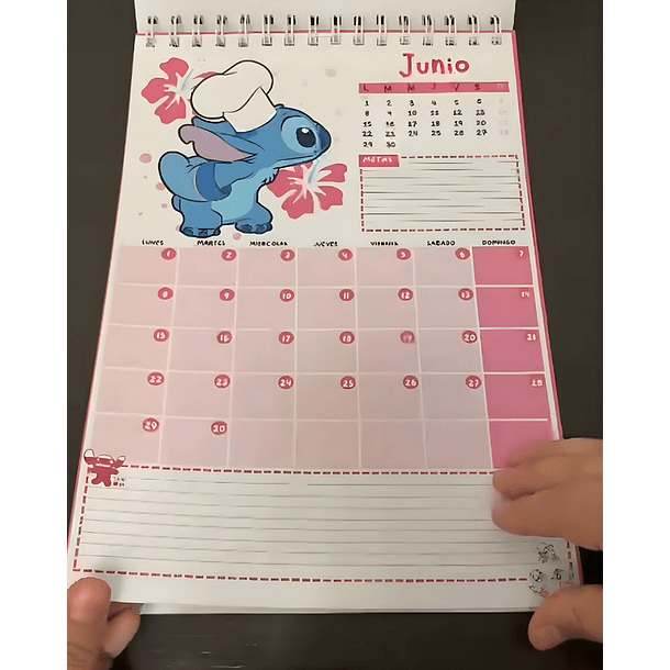 Planificador mensual 2026 Stitch  3