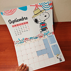 Planificador horizontal Mensual Snoopy (12 meses desde el mes actual) 5