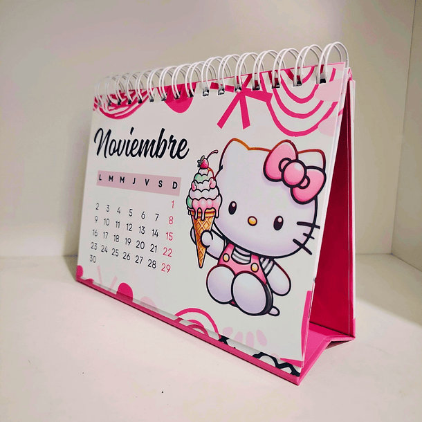 Calendario de escritorio Hello kitty 
