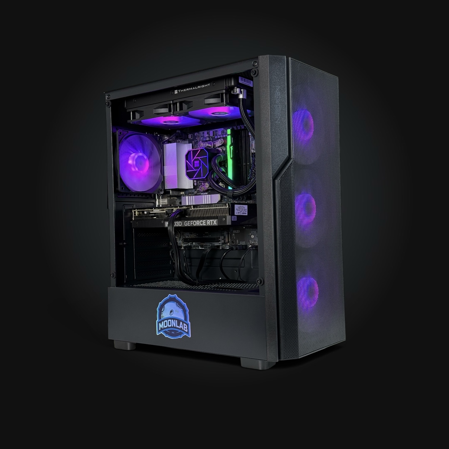 PC Gamer RTX 5070 — Ryzen 5 9600X | WC 240 | 16GB | 1TB SSD 1