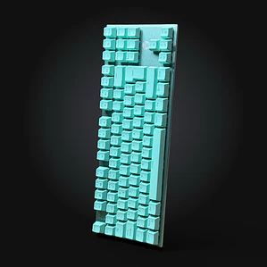 Teclado Mecánico Fantech Maxfit 87 Mint RGB TKL | Switch Red