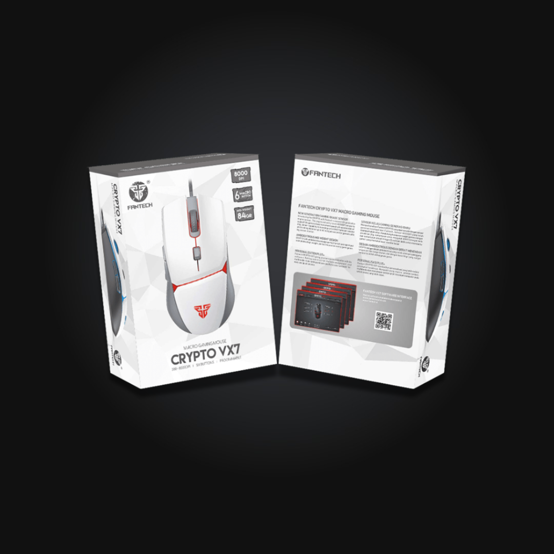 Mouse Fantech Crypto VX7 | White 3