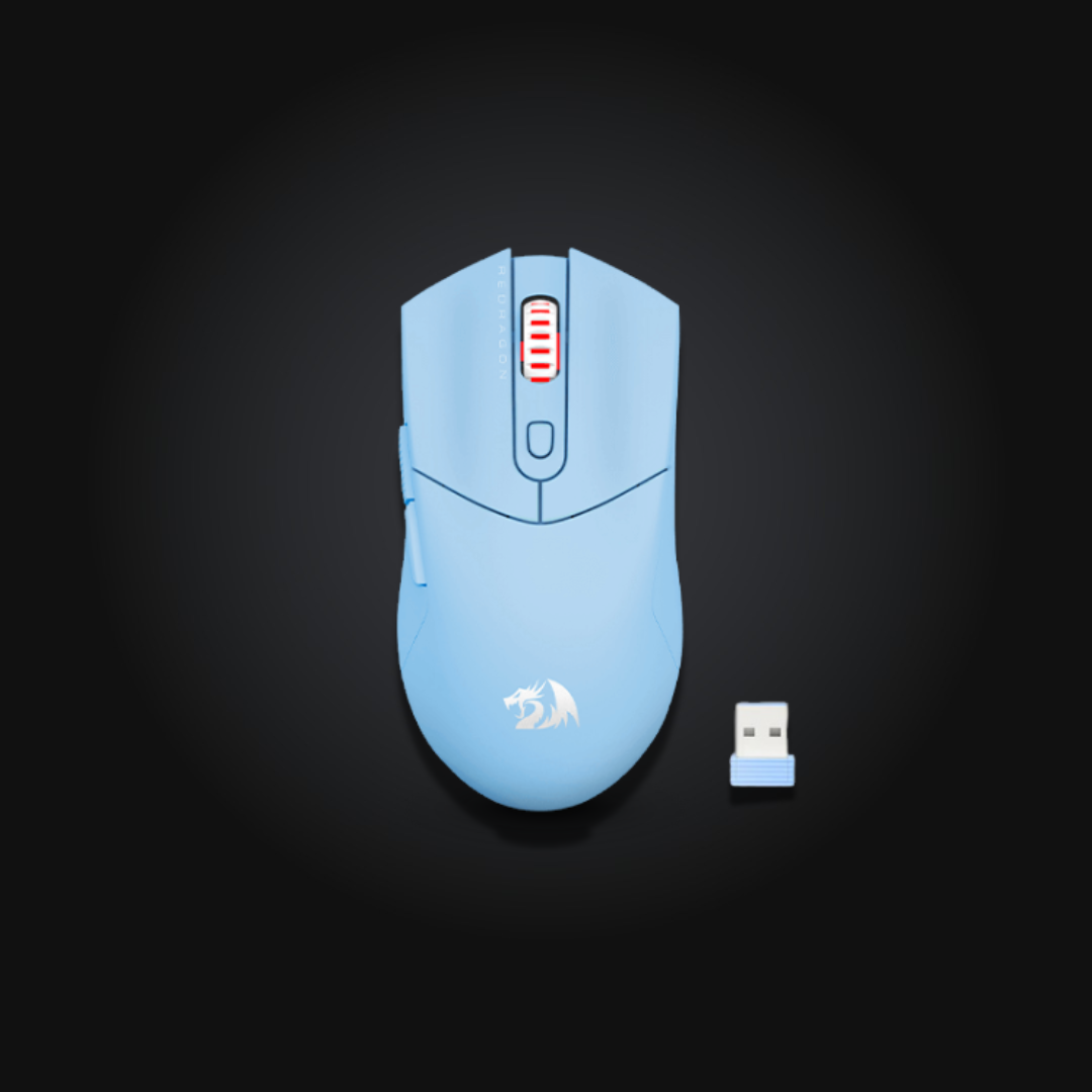 Mouse Redragon ST4R Pro Inalámbrico | Celeste 1