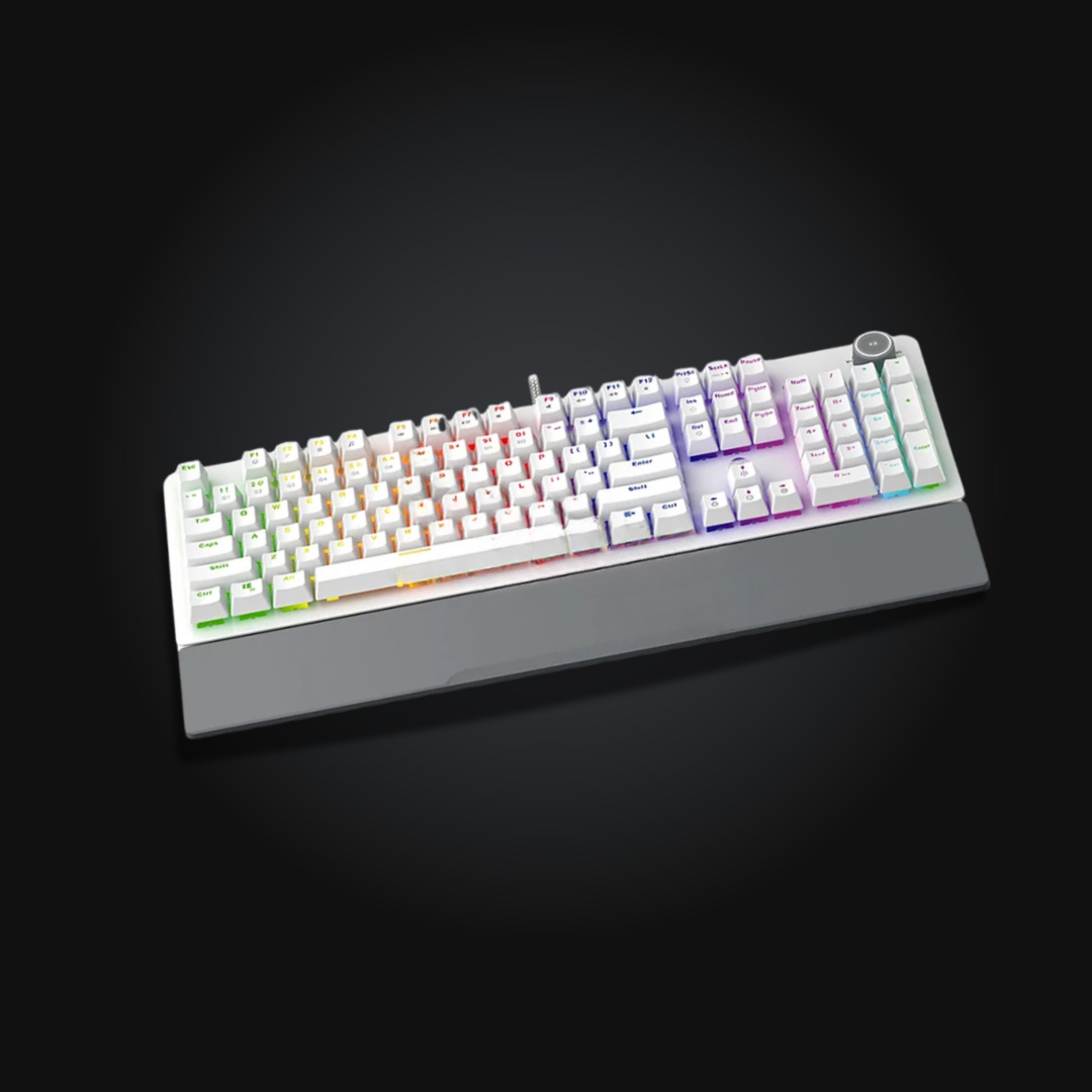 Teclado Gamer Fantech MaxPower MK853 White | Switch Red  2