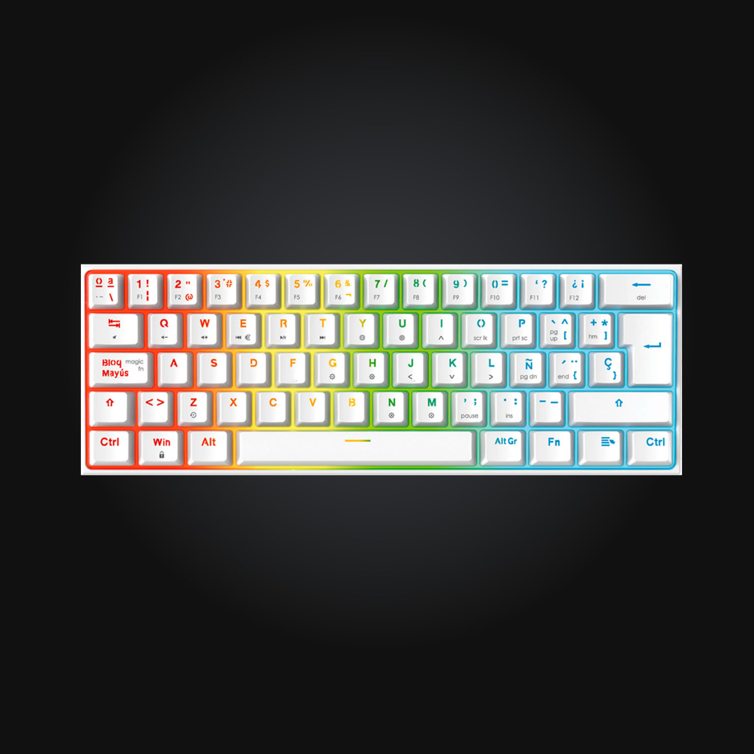Teclado Gamer Fantech MAXFIT61 | Switch Red 3