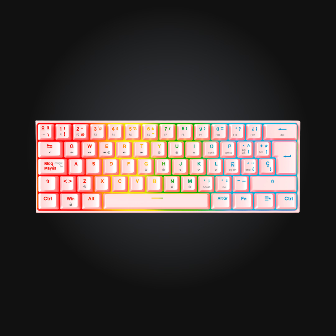 Teclado Gamer Fantech MAXFIT61 | Switch Red 4