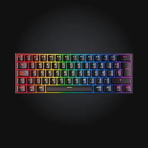 Teclado Gamer Fantech MAXFIT61 | Switch Red