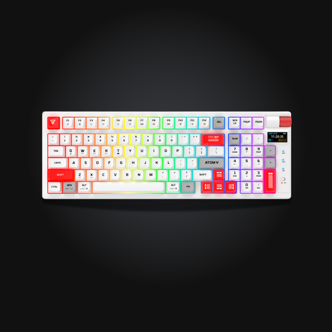 Teclado Gamer Fantech ATOM PRO97 MK918 Inalámbrico | Switch Blue 1