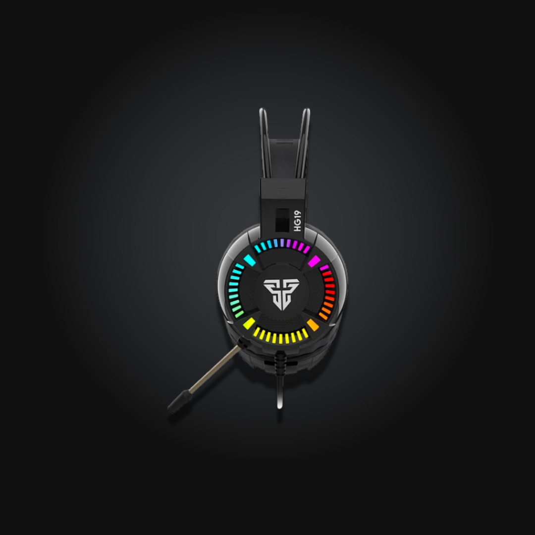 Audífonos Gamer Fantech HG19 Iris RGB Black Edition 2