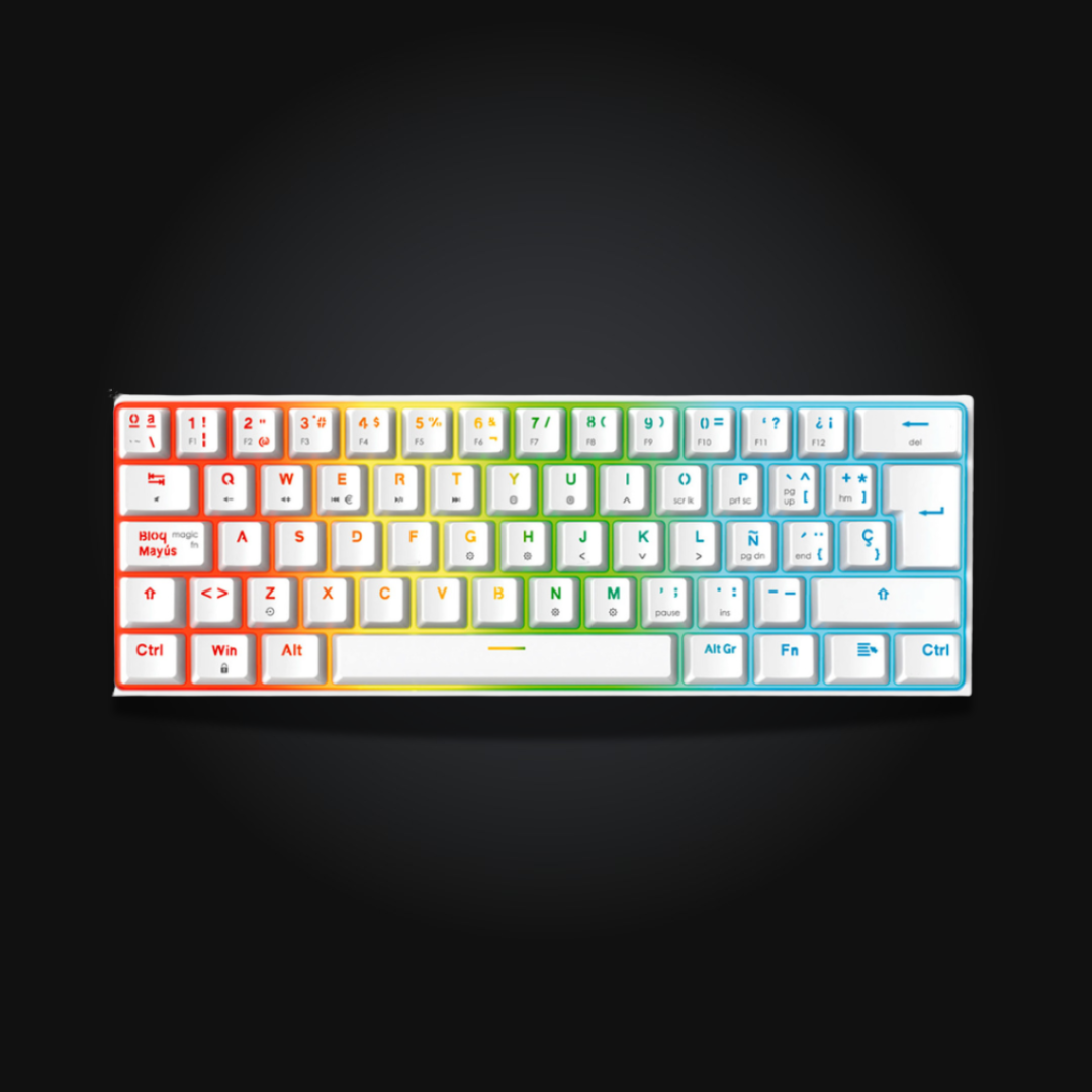 Teclado Gamer Fantech MAXFIT61 | Switch Red 3