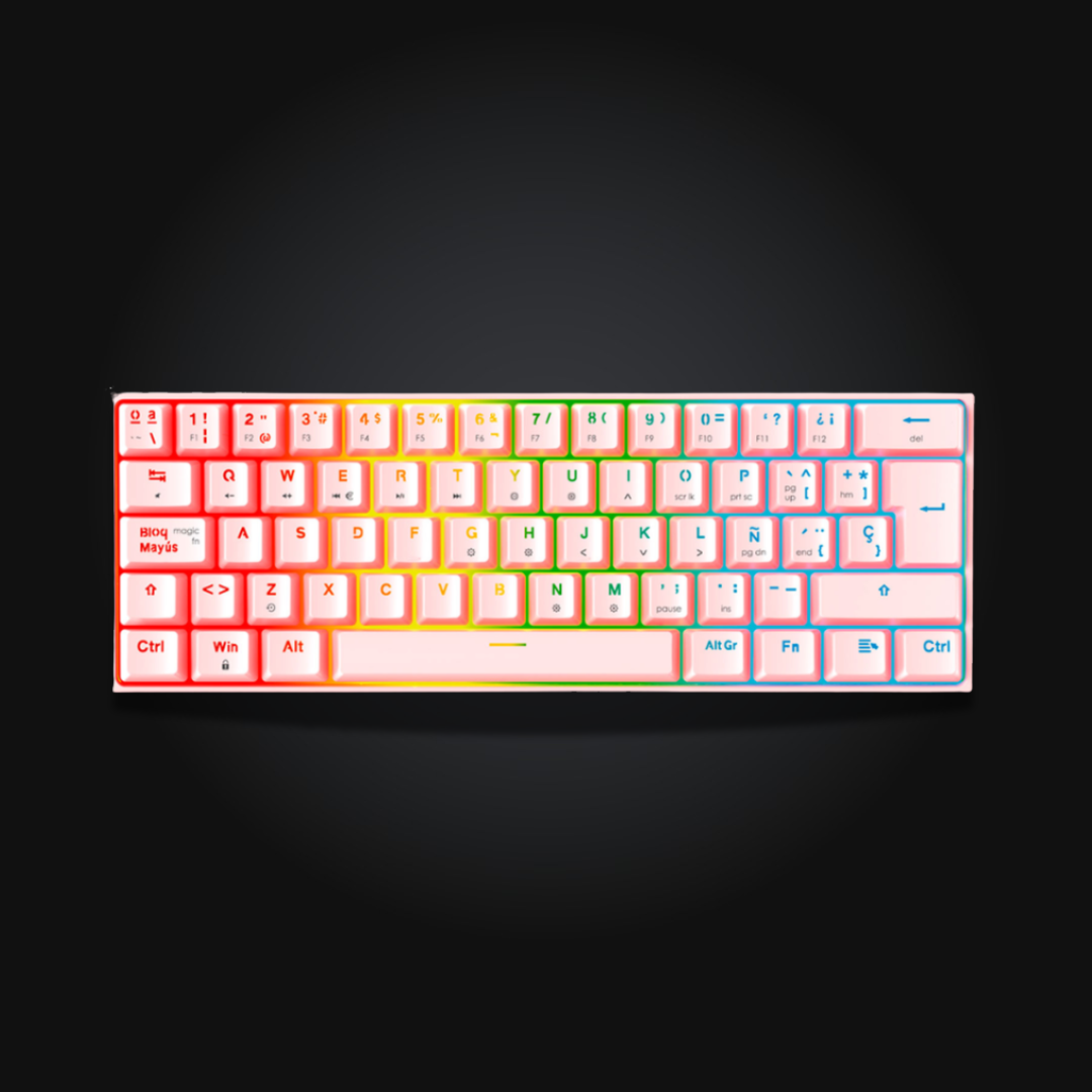 Teclado Gamer Fantech MAXFIT61 | Switch Red 4
