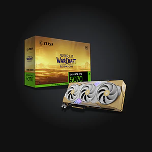 MSI GeForce RTX 5070 12G World of Warcraft® MIDNIGHT LIGHT EDITION OC