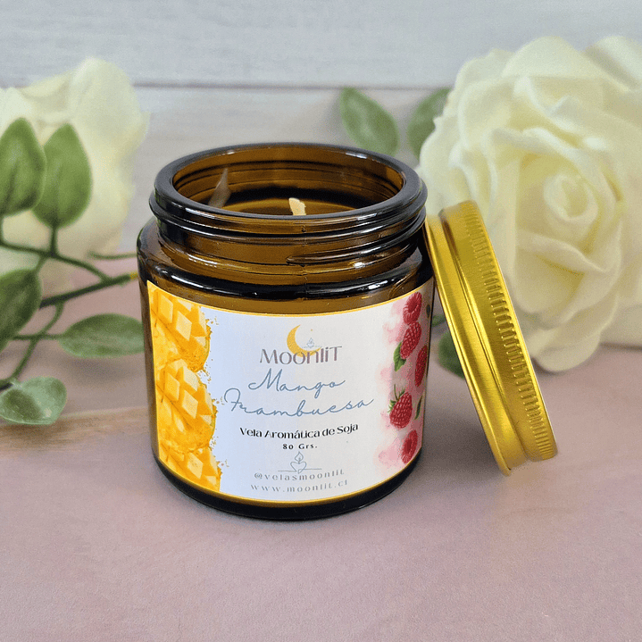 Vela Mango Frambuesa 1