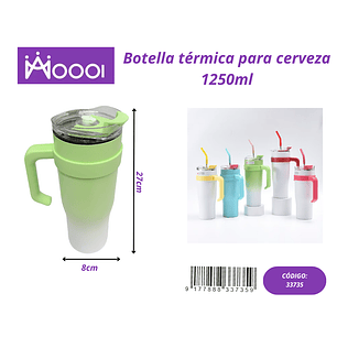 BOTELLA PARA CERVEZA 1250ML Precio publicado al por mayor 3 unidades del mismo